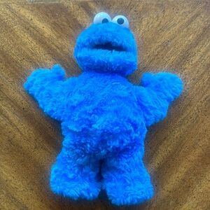 Gund Sesame Street Cookie Monster plush bean filled in limbs 2002 clean lovable